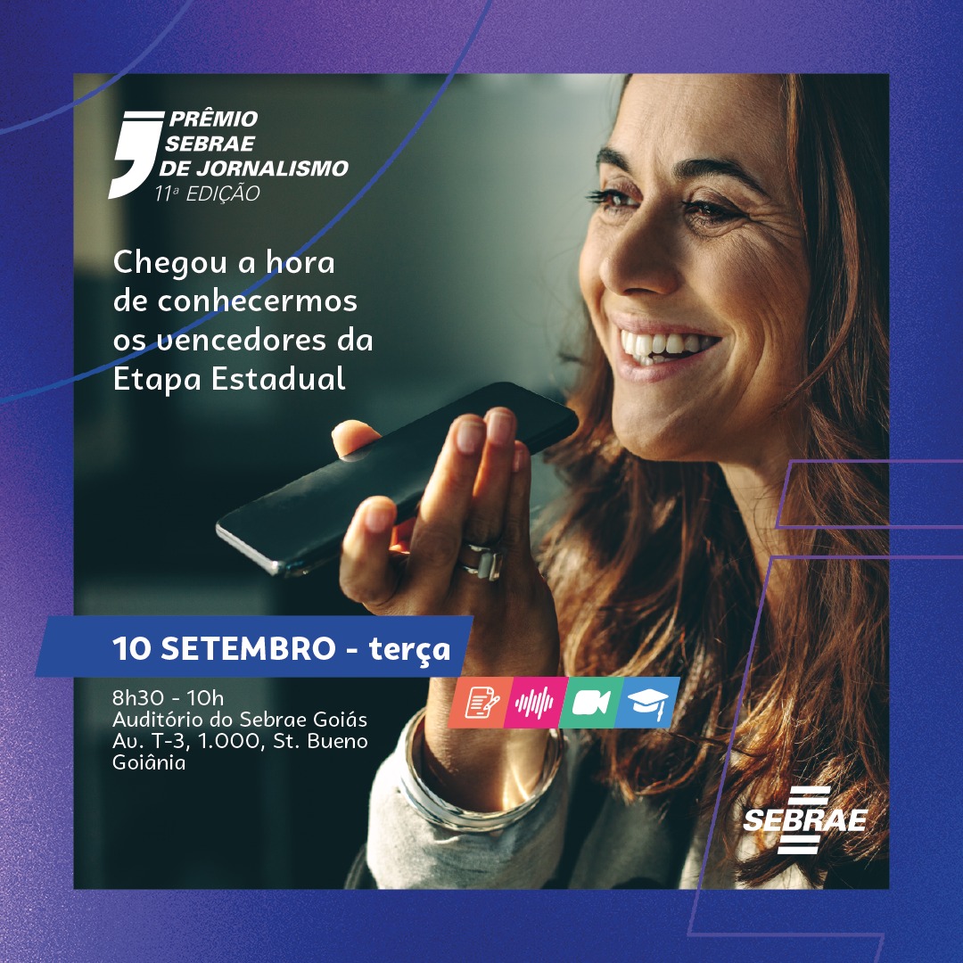 Sebrae divulga finalistas do Prêmio de Jornalismo