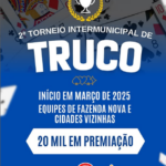 2º Campeonato Intermunicipal de Truco de Fazenda Nova