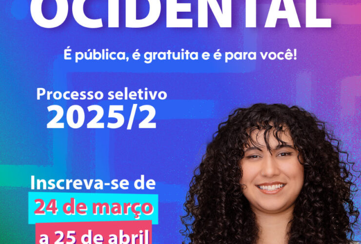 Estão abertas as inscrições para o Câmpus Cidade Ocidental da UFG