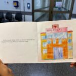 Criança atendida no Hugol escreve livro infantil sobre queimaduras
