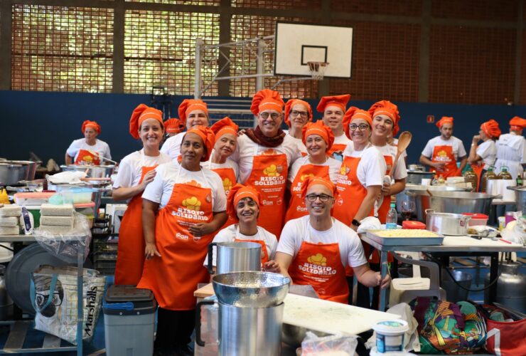 2ª edição do Risoto Solidário em prol Araújo Jorge reune quase 2 mil pessoas