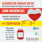 Banco de Sangue do HC-UFG reforça a necessidade de doações nas férias