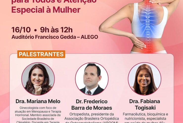 Alego promove ciclo de palestras sobre osteoporose e saúde da mulher